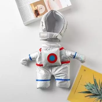 Одежда для домашних животных в стиле космонавта, полностью завернутая шляпа, дышащий костюм для собак и кошек, костюм для приключений в космосе M