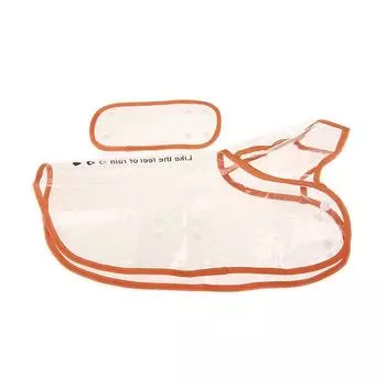 Одежда для домашних животных, высокое качество, пончо, прозрачный плащ для щенка, водонепроницаемый популярный плащ для собак, ручная работа S белый