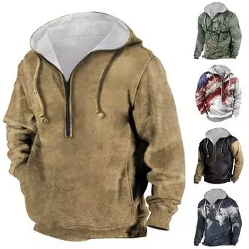 Одежда для фитнеса, мужской периферийный свитер, футболка с длинными рукавами и капюшоном XXL