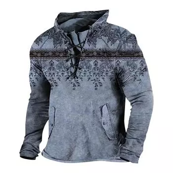 Одежда для фитнеса, мужской периферийный свитер, футболка с длинными рукавами и капюшоном XXL