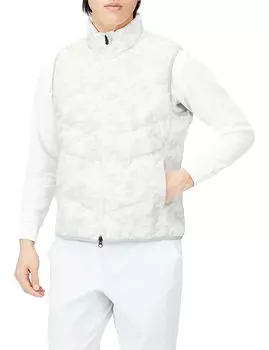 Одежда для гольфа Movedown Vest Breath Thermo Tech Подкладка Влагопоглощение Тепло Эластичный Эластичный E2ME2508 M [Mizuno] Мужской Белый/Серый