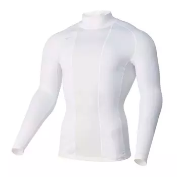 Одежда для гольфа Solar Cut Super Cool II Biogear компрессионный тип охлаждающий материал высокая воздухопроницаемость устойчивый к пятнам длинный рукав высокий ворот гольф E2MJA001 белый