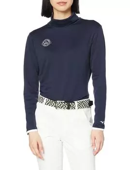 Одежда для гольфа Термоводолазка Breath Thermo Влагопоглощающий Теплогенерирующий Материал Эластичная E2MA1732 Темно-синий L [Mizuno] Женская