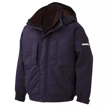 Одежда для холодной погоды Long Water M [Midori Anzen], рукава, блузон, унисекс, водоотталкивающий, M4017, верх, темно-синий, тёмно-синий