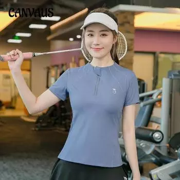 Одежда для йоги больших размеров, топы с коротким рукавом, облегающая, быстросохнущая, беговая, тренировочная футболка, эластичная, фитнес-одежда M синий