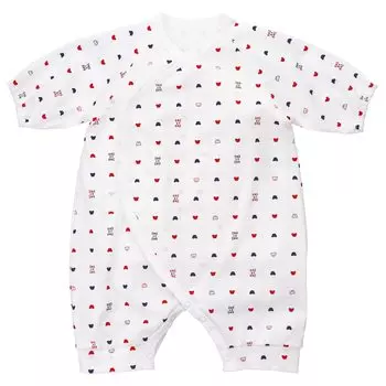 Одежда для кормления с нижним бельем Tricolor Pt Made in Japan [Baby Castle] 50-60