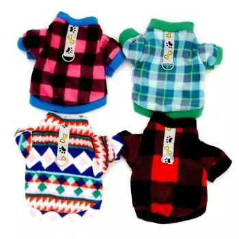 Одежда для кошек и собак, теплая флисовая куртка на осень-зиму с защипами Traction Tuck S