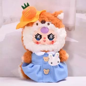 Одежда для куклы Baby Three 20Cm Doll Bunny Blue Dress Set For Baby Three 20Cm Doll