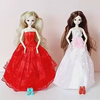 Одежда для куклы Smile Baby Mimi Juju, комплект из 2 предметов, Style2, популярные игрушки для корейских детей