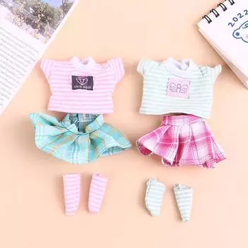 Одежда для кукол 16-17 см Ob11, одежда для кукол, футболка, платье, аксессуары для кукол 1/8