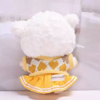 Одежда для кукол Baby Three 20 см. Комплект из жилета и юбки для куклы Baby Three 20 см. синий