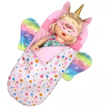 Одежда для кукол и аксессуары для кукол включают в себя платье, подушку, спальный мешок, игрушки, игровой набор, подходит для кукол ростом 10-12 дюймов