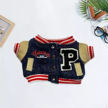 Одежда для кукол Куртка Аксессуары Мягкая для маленьких девочек Съемные костюмы Наряды Куклы 15 см