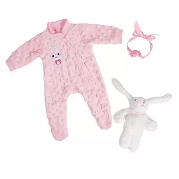 Одежда для кукол, наряды для девочек 22 дюймов, зеленый вязаный костюм для кукол 22–24 дюймов, одинаковая одежда One Size