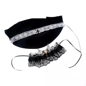 Одежда для кукол, одежда для монахинь, аксессуары для черных шляп, реквизит для фотосъемки, милый костюм, сделай сам