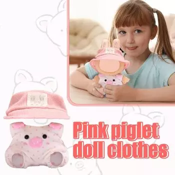 Одежда для кукол Подходит для рэгдолл Аксессуары 1 комбинезон + 1 шапка Нет куклы One Size розовый