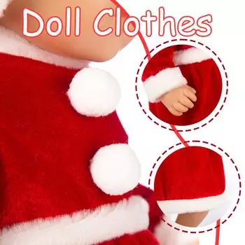 Одежда для кукол, подходящая для 18-дюймовой куклы, новогодний фестиваль, девочка, набор для дня рождения, подарок Q0D3 D-only clothes