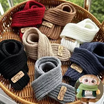 Одежда для кукол своими руками Повседневная одежда Шарф 20 см Хлопок Кукла Вязаный шарф Кукла Разноцветные Шарфы для маленьких медведей Аксессуары для кукол