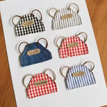 Одежда для кукол в стиле ретро своими руками, наряды для плюшевых кукол, джинсовый фартук, аксессуары для кукол Style 6