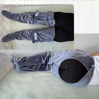 Одежда для лежачих больных Брюки для мочеиспускания с открытым промежностным швом Брюки для ухода за больными недержанием для женщин и мужчин 120cm