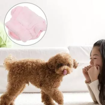 Одежда для лысых кошек, милый костюм для собак, зимняя одежда для собак, одежда из приятного для кожи кораллового флиса 29x26x17cm