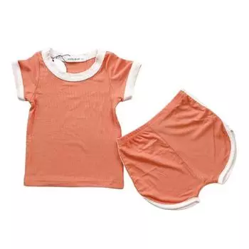 Одежда для мальчиков и девочек, костюмы, топ, хлопковые брюки, костюм, комплекты одежды, детская одежда из 2 предметов 80