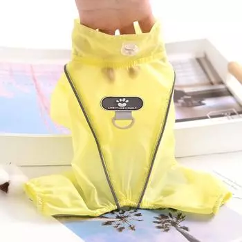 Одежда для маленьких щенков, летняя тонкая одежда от солнца, четырехногие брюки от пыли S