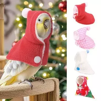 Одежда для маленьких животных для попугая, зимний костюм птицы, теплый плащ-шаль для попугая, реквизит для фотосъемки домашних животных для попугаев, волнистый попугайчик L