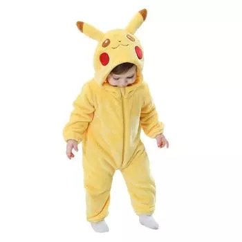 Одежда для малышей Комбинезоны Пика, пижамы с животными, карнавальный костюм с героями мультфильмов, пижамы на Хэллоуин 66 жёлтый