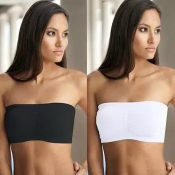 Одежда для мам, летний женский бесшовный эластичный бюстгальтер без бретелек, невидимый мягкий топ без подушечек, женский дышащий бюстгальтер без бретелек S белый