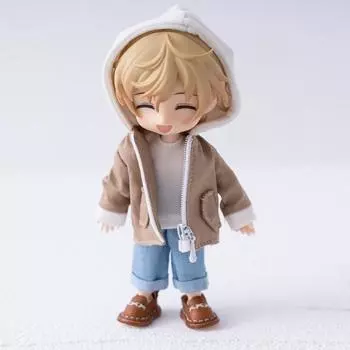 Одежда для мини-кукол OB11, синяя/розовая кукла, повседневная куртка с капюшоном, тренч для куклы Ob11 хаки