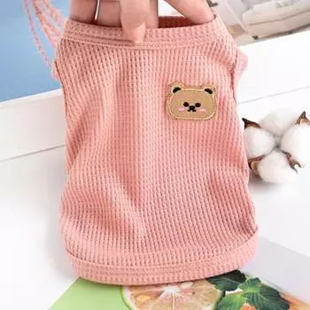 Одежда для питомцев кошек собак одежда для маленьких собак весенне-летняя тонкая жилетка дышащая S