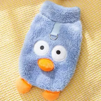 Одежда для питомцев осень и зима кошка забавная большие глаза милая на двух лапах флисовая куртка бесшерстная кошка теплая плюшевый мишка, чем медведь одежда для собак XL (recommended weight 11-7.5 kg)