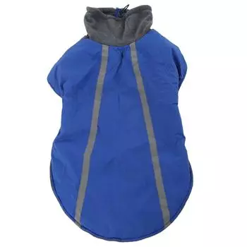 Одежда для питомцев Зимняя одежда Толстая Теплая Куртка со светоотражателями для большой собаки Одежда для питомцев для игр на улицеM M