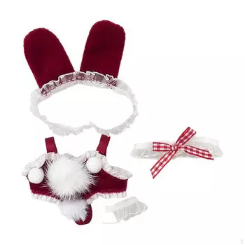 Одежда для плюшевых кукол. Одевание. Модная гибкость. Руки на координацию своими руками. Реквизит для фотографий, костюмы с красный