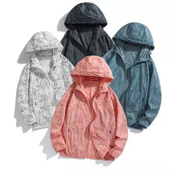 Одежда для рыбалки с длинным рукавом, мужская уличная УФ-Джерси, пальто с капюшоном, солнцезащитный крем, дышащая защита от комаров, сухая тонкая одежда для рыбалки, куртка на молнии XL темно серый