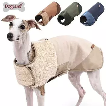 Одежда для собак Большие и маленькие собаки Золотистая шерсть Померанский шпиц Одежда для четвероногих собак Утепленное пальто на осень и зиму Теплая утолщенная хлопковая одежда S коричневый