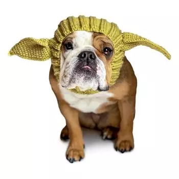 Одежда для собак, большой размер - теплый чехол для ушей без клапанов, капюшон для собак, зимняя одежда для собак, одежда на Хэллоуин, Рождество и Новый год M зелёный