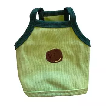 Одежда для собак и домашних животных, милый узор, теплая, удобная, модная, для кошек, осень-зима, зеленый, размер S S