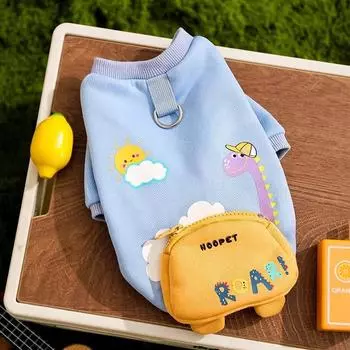 Одежда для собак Маленькая собачка Тедди Bixiong Outgoing Clothing Pet Puppy Sweatshirt XS синий