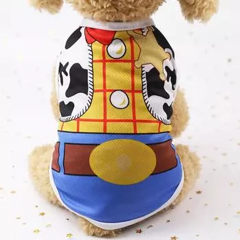Одежда для собак маленьких пород, одежда для мальчиков и девочек, мягкая дышащая рубашка для щенков и котят, летняя футболка для собак, жилет без рукавов для кошек XS