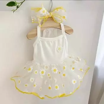 Одежда для собак, новое летнее платье принцессы с котом, милое платье в корейском стиле, одежда для домашних животных, одежда для собак, костюм собаки для девочек S