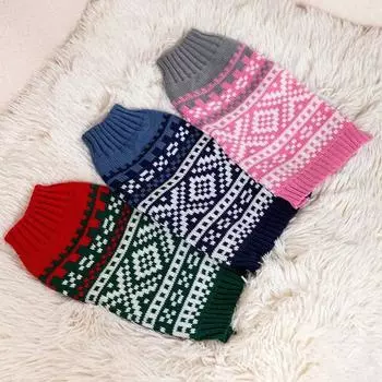 Одежда для собак средних и маленьких пород. Зимняя одежда для собак. Вязаный свитер для щенков чихуахуа. Чистый свитер для собак йоркширского хаски. S