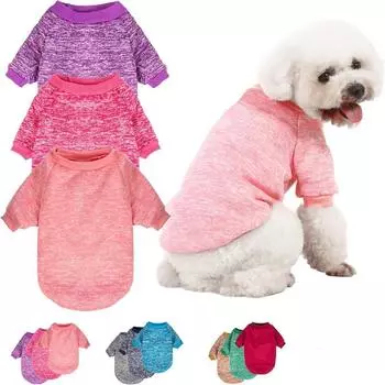 Одежда для собак, свитер для собак, мягкая одежда для щенков, зимние свитера для щенков, теплая одежда для собак, маленькие размеры XXS XS, одежда для кошек L бордовый