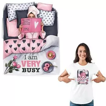 Одежда для занятых девочек, значки, нашивки, термопресс, виниловые наклейки «сделай сам», моющиеся наклейки на одежду уровня А, подарок для девочки