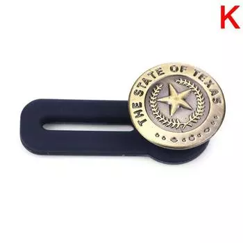 Одежда Джинсы Брюки Регулируемая талия Увеличение талии Застежка Расширенная пуговица