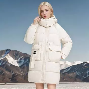 Одежда из хлопка, женские шапки, средние и длинные, тонкие и утолщенные куртки с хлопковой подкладкой S recommends 80-55kg