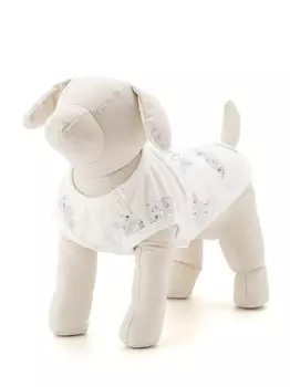 Одежда из пике с рисунком кошки и морской выдры PAGG232597 OWHT S [Gelato Dog]