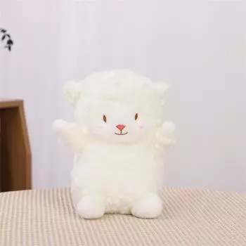 Одежда Кукла Ягненок Милый Питомец Овечка Милый Маленький Ягненок Плюшевая Игрушка Кукла для Переодевания Подарок на День Рождения 25cm