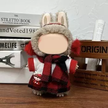 Одежда Лабубу Наряд Аксессуары Для 17 См Виниловой Плюшевой Куклы Лабубу Повседневная Одежда Плюшевая Игрушка Одежда Набор для Замены